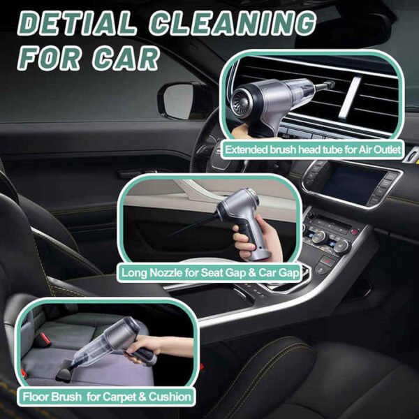 Cordless Car Vacuum Cleaner Set