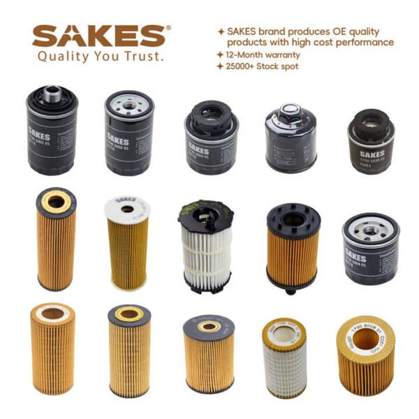 SAKES Car Oil Filter V.W AUDI